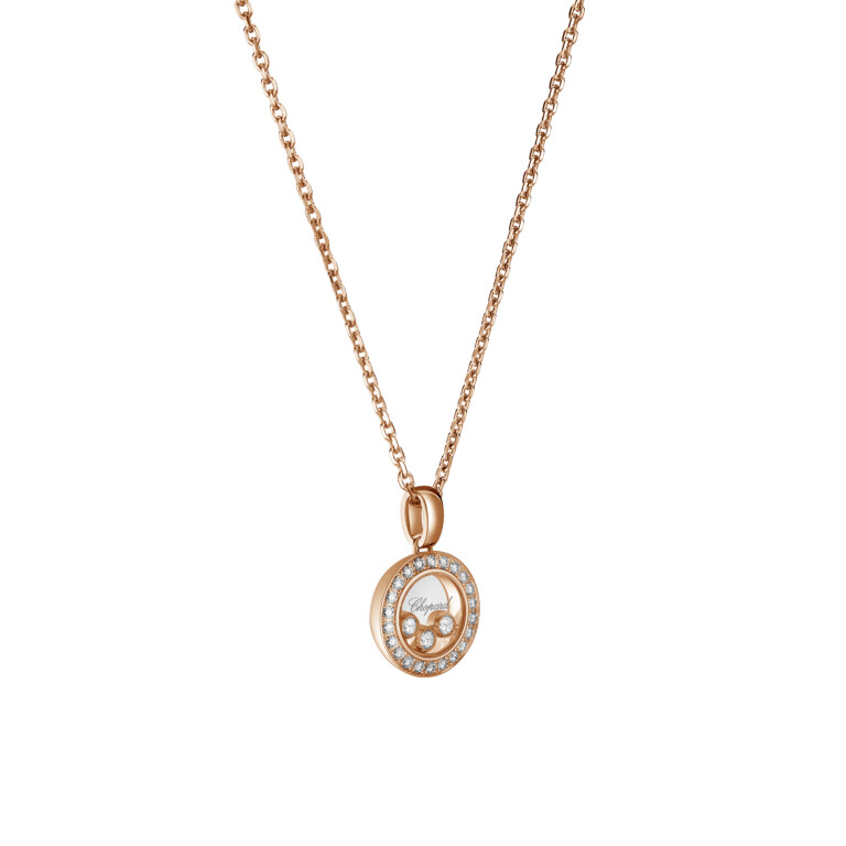 Chopard Happy Diamonds Icons Round collier met hanger roodgoud met diamant - 79A018-5201 - #2 Chopard Happy Diamonds Icons Round collier met hanger roodgoud met diamant - 79A018-5201 - #2