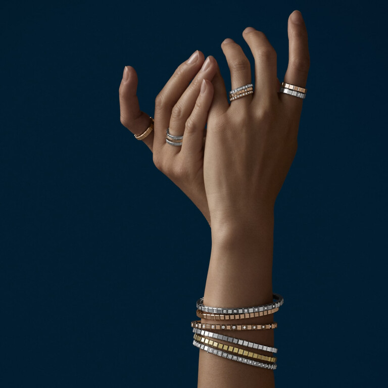 Chopard Ice Cube Mini ring witgoud met diamant - 827702-1231 - #5 Chopard Ice Cube Mini ring witgoud met diamant - 827702-1231 - #5