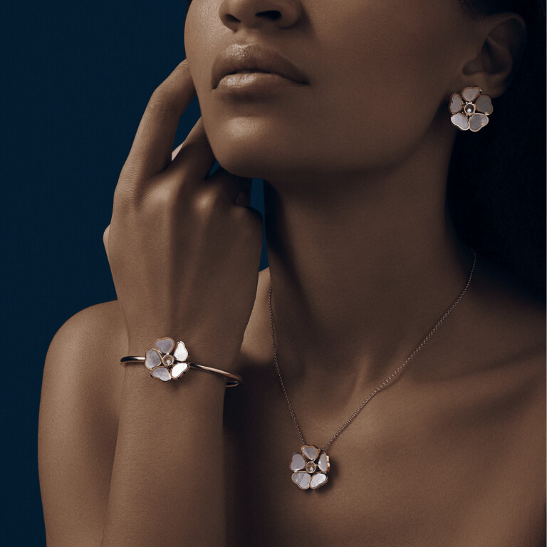 Chopard Happy Diamonds Happy Hearts Flowers collier met hanger roodgoud met diamant - 79A085-5301 - #6 Chopard Happy Diamonds Happy Hearts Flowers collier met hanger roodgoud met diamant - 79A085-5301 - #6