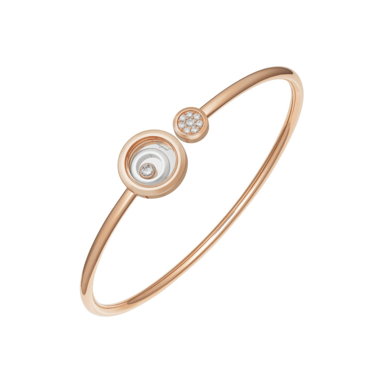 Chopard Happy Diamonds Happy Spirit spang armband rosé/wit goud met diamant - 858230-9002 - #2 Chopard Happy Diamonds Happy Spirit spang armband rosé/wit goud met diamant - 858230-9002 - #2