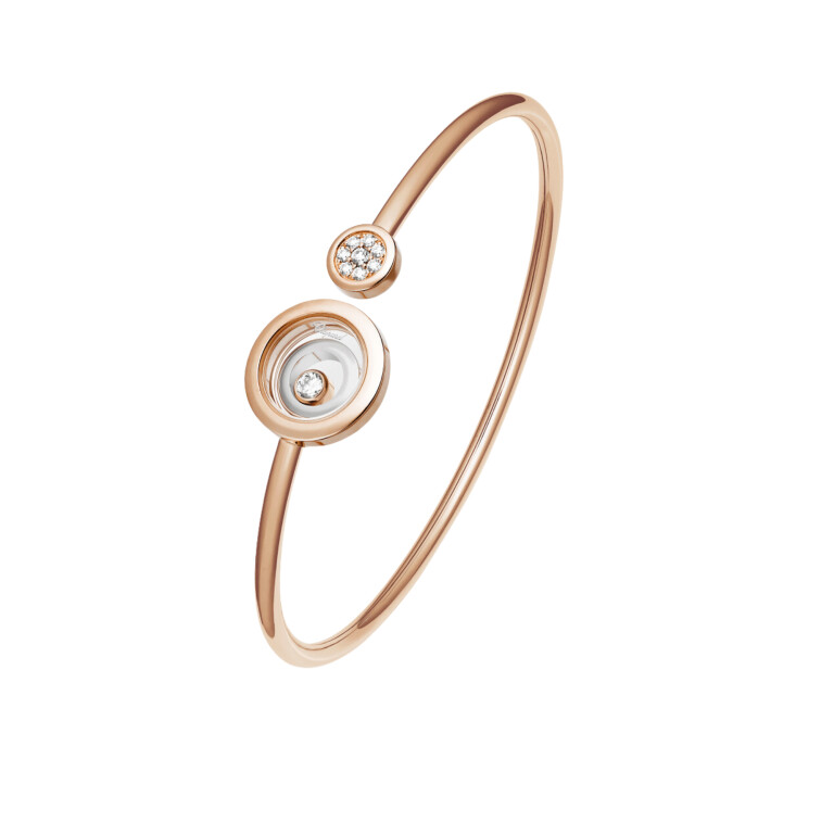 Chopard Happy Diamonds Happy Spirit spang armband rosé/wit goud met diamant - 858230-9002 - #3 Chopard Happy Diamonds Happy Spirit spang armband rosé/wit goud met diamant - 858230-9002 - #3