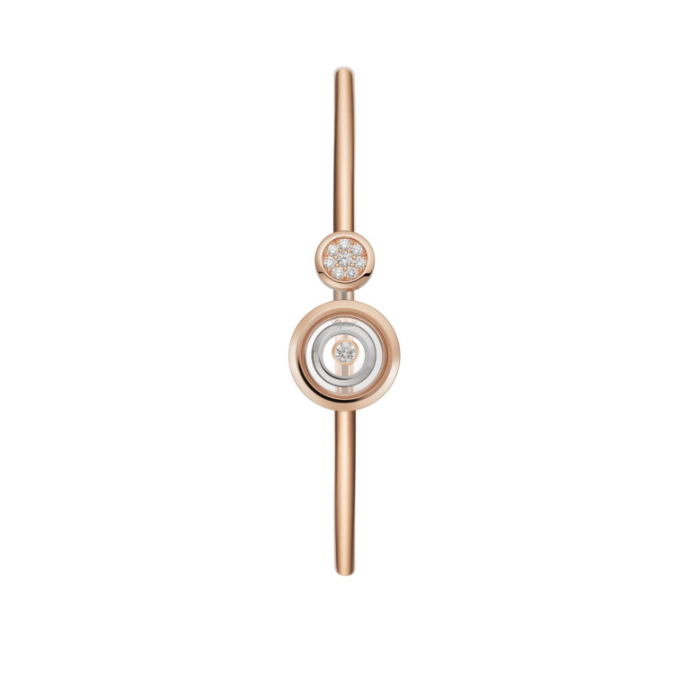 Chopard Happy Diamonds Happy Spirit spang armband rosé/wit goud met diamant - 858230-9002 - #4 Chopard Happy Diamonds Happy Spirit spang armband rosé/wit goud met diamant - 858230-9002 - #4