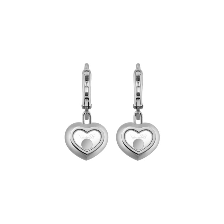 Chopard Happy Diamonds Icons Heart oorhangers witgoud met diamant - 83A054-1401 - #4 Chopard Happy Diamonds Icons Heart oorhangers witgoud met diamant - 83A054-1401 - #4