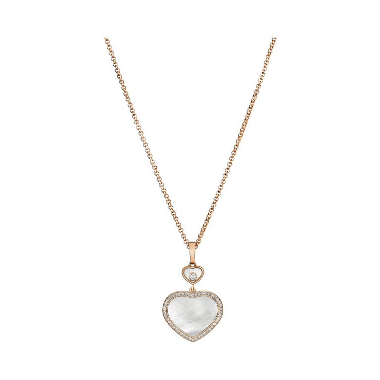 Chopard Happy Diamonds Happy Hearts collier met hanger roodgoud met diamant - 79A074-5301 - #5 Chopard Happy Diamonds Happy Hearts collier met hanger roodgoud met diamant - 79A074-5301 - #5