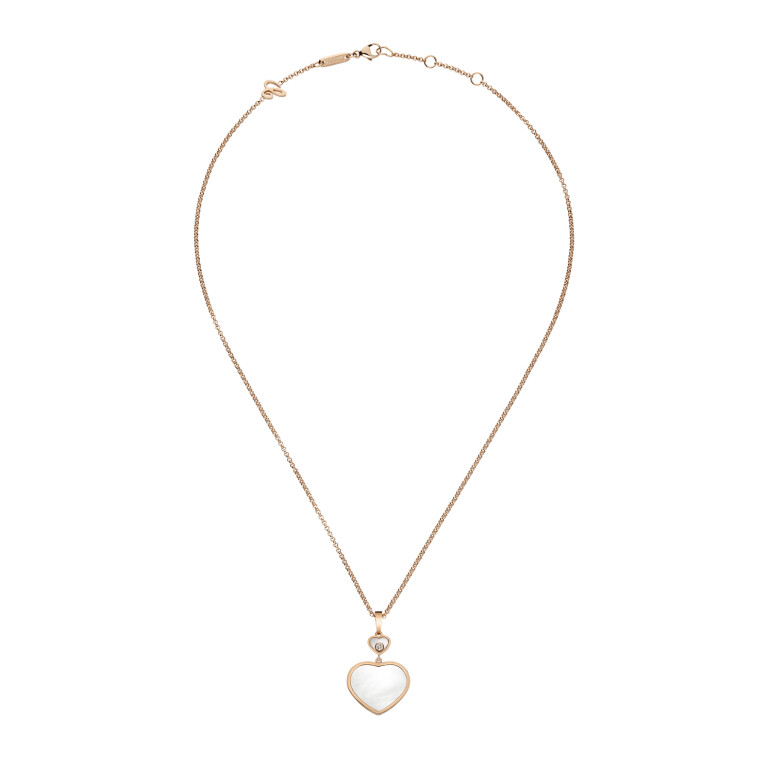 Chopard Happy Diamonds Happy Hearts Colliers roodgoud met diamant - 797482-5301 - #2 Chopard Happy Diamonds Happy Hearts Colliers roodgoud met diamant - 797482-5301 - #2