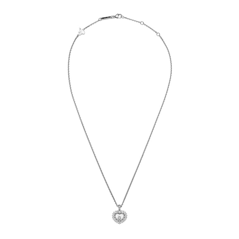 Chopard Happy Diamonds collier met hanger witgoud met diamant - 79A616-1001 - #2 Chopard Happy Diamonds collier met hanger witgoud met diamant - 79A616-1001 - #2