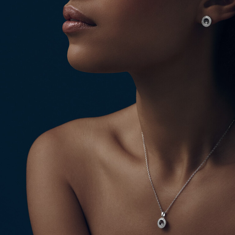 Chopard Happy Diamonds Icons Round collier met hanger witgoud met diamant - 79A017-1201 - #5 Chopard Happy Diamonds Icons Round collier met hanger witgoud met diamant - 79A017-1201 - #5