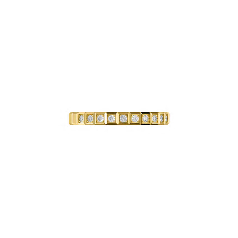 Chopard Ice Cube Mini ring geelgoud met diamant - 827702-0259 - #2 Chopard Ice Cube Mini ring geelgoud met diamant - 827702-0259 - #2