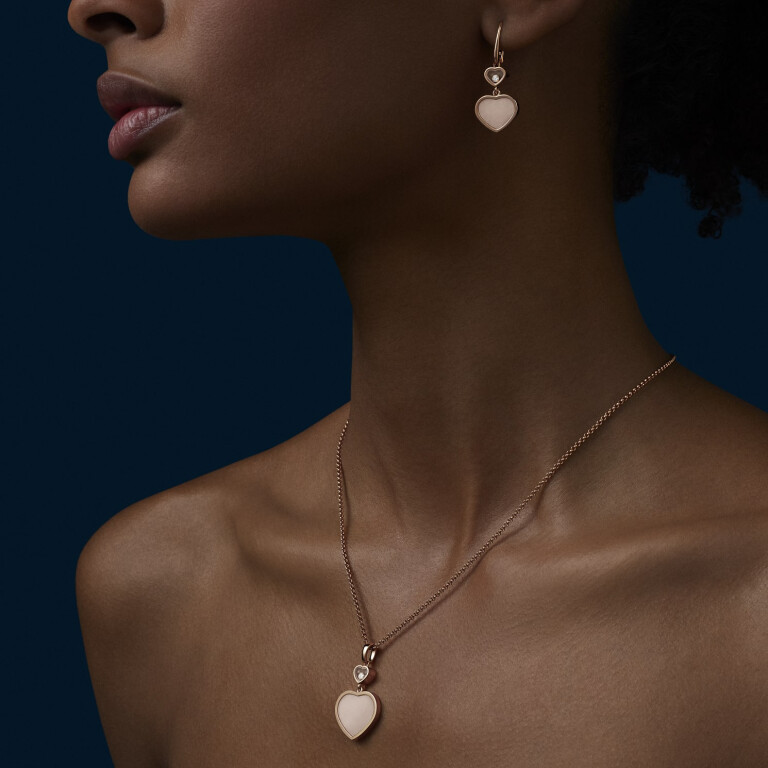 Chopard Happy Diamonds Happy Hearts collier met hanger roodgoud met diamant - 797482-5620 - #5 Chopard Happy Diamonds Happy Hearts collier met hanger roodgoud met diamant - 797482-5620 - #5