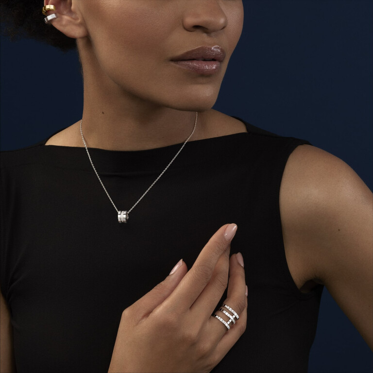 Chopard Ice Cube Mini collier witgoud met diamant - 797005-1003 - #5 Chopard Ice Cube Mini collier witgoud met diamant - 797005-1003 - #5