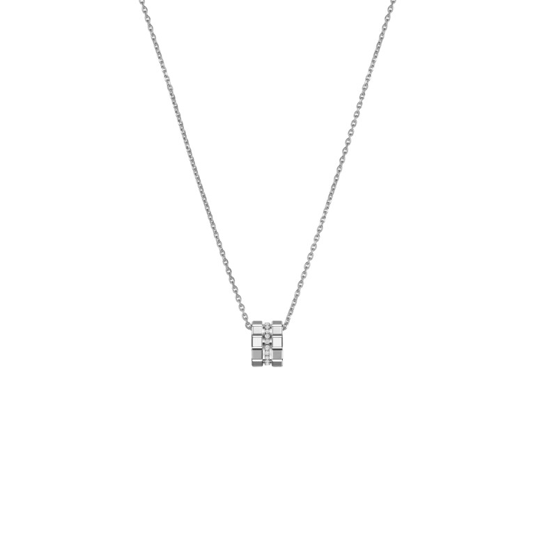 Chopard Ice Cube Mini collier witgoud met diamant - 797005-1003 - #1 Chopard Ice Cube Mini collier witgoud met diamant - 797005-1003 - #1
