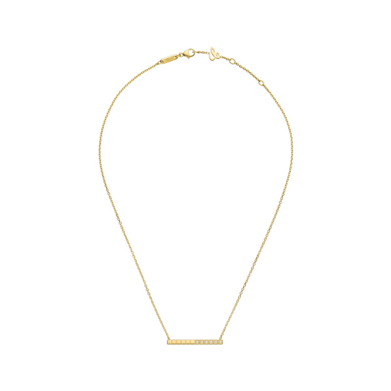 Chopard Ice Cube collier geelgoud met diamant - 817702-0002 - #4 Chopard Ice Cube collier geelgoud met diamant - 817702-0002 - #4