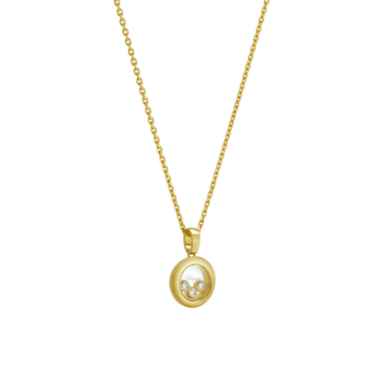 Chopard Happy Diamonds Icons Round collier met hanger geelgoud met diamant - 79A018-0001 - #5 Chopard Happy Diamonds Icons Round collier met hanger geelgoud met diamant - 79A018-0001 - #5