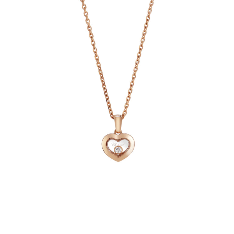 Chopard Happy Diamonds Icons Heart collier met hanger roodgoud met diamant - 79A054-5001 - #1 Chopard Happy Diamonds Icons Heart collier met hanger roodgoud met diamant - 79A054-5001 - #1