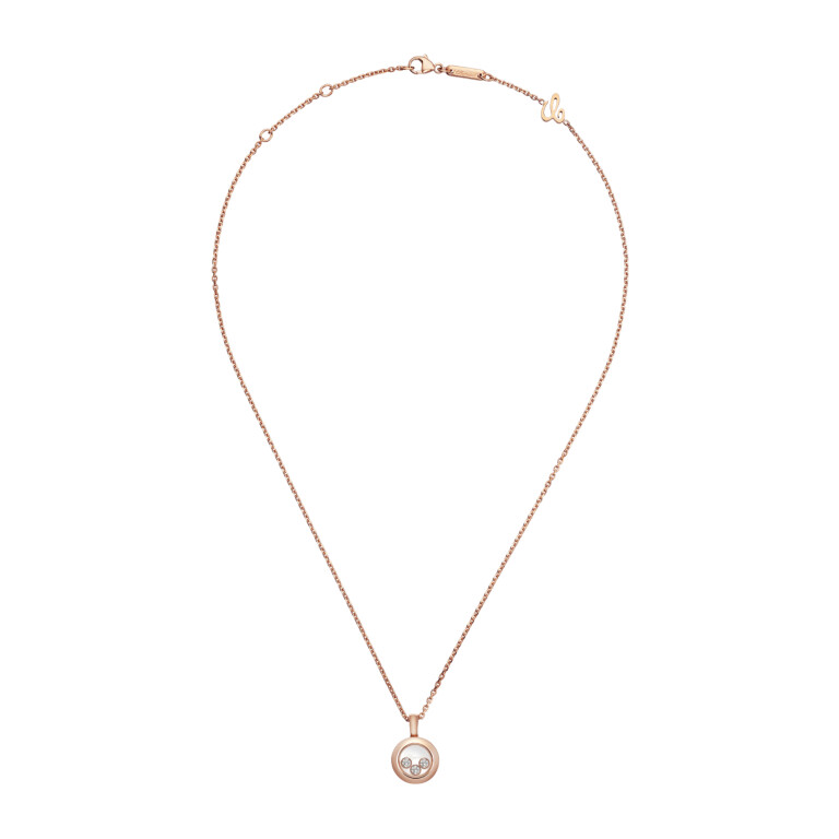 Chopard Happy Diamonds Icons Round collier met hanger roodgoud met diamant - 79A018-5001 - #4 Chopard Happy Diamonds Icons Round collier met hanger roodgoud met diamant - 79A018-5001 - #4
