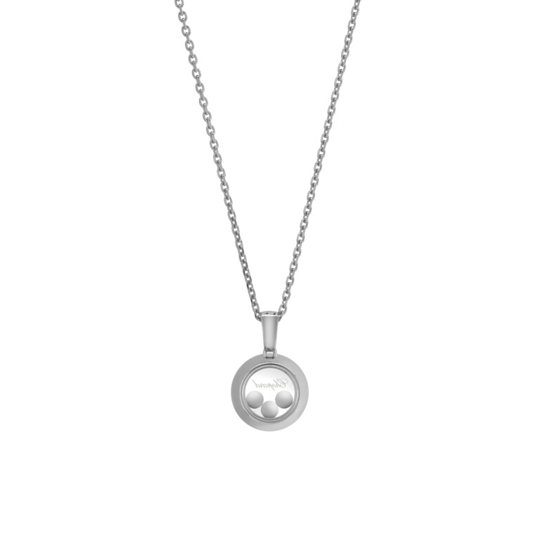 Chopard Happy Diamonds Icons Round collier met hanger witgoud met diamant - 79A018-1001 - #6 Chopard Happy Diamonds Icons Round collier met hanger witgoud met diamant - 79A018-1001 - #6