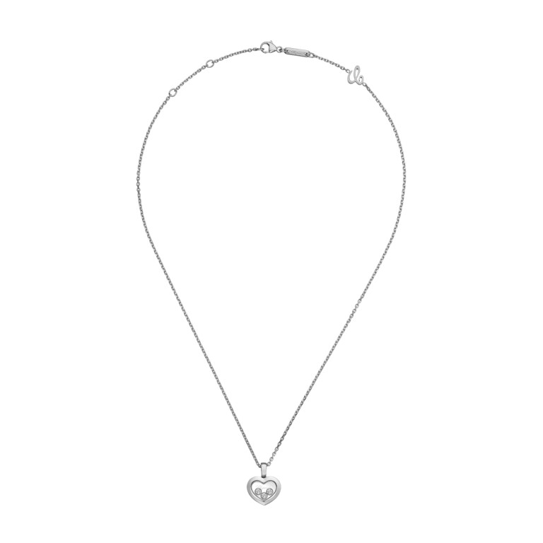 Chopard Happy Diamonds Icons Heart collier met hanger witgoud met diamant - 79A611-1001 - #4 Chopard Happy Diamonds Icons Heart collier met hanger witgoud met diamant - 79A611-1001 - #4