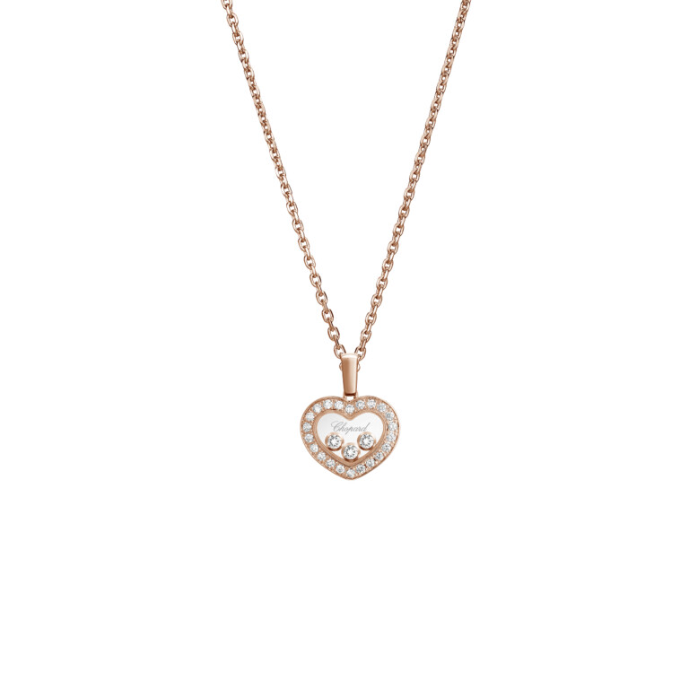 Chopard Happy Diamonds Icons Heart Heart collier met hanger roodgoud met diamant - 79A611-5201 - #1 Chopard Happy Diamonds Icons Heart Heart collier met hanger roodgoud met diamant - 79A611-5201 - #1