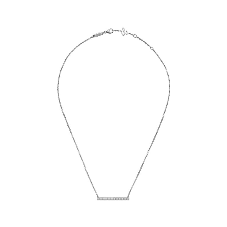 Chopard Ice Cube collier witgoud met diamant - 817702-1002 - #2 Chopard Ice Cube collier witgoud met diamant - 817702-1002 - #2