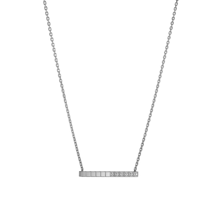 Chopard Ice Cube collier witgoud met diamant - 817702-1002 - #4 Chopard Ice Cube collier witgoud met diamant - 817702-1002 - #4