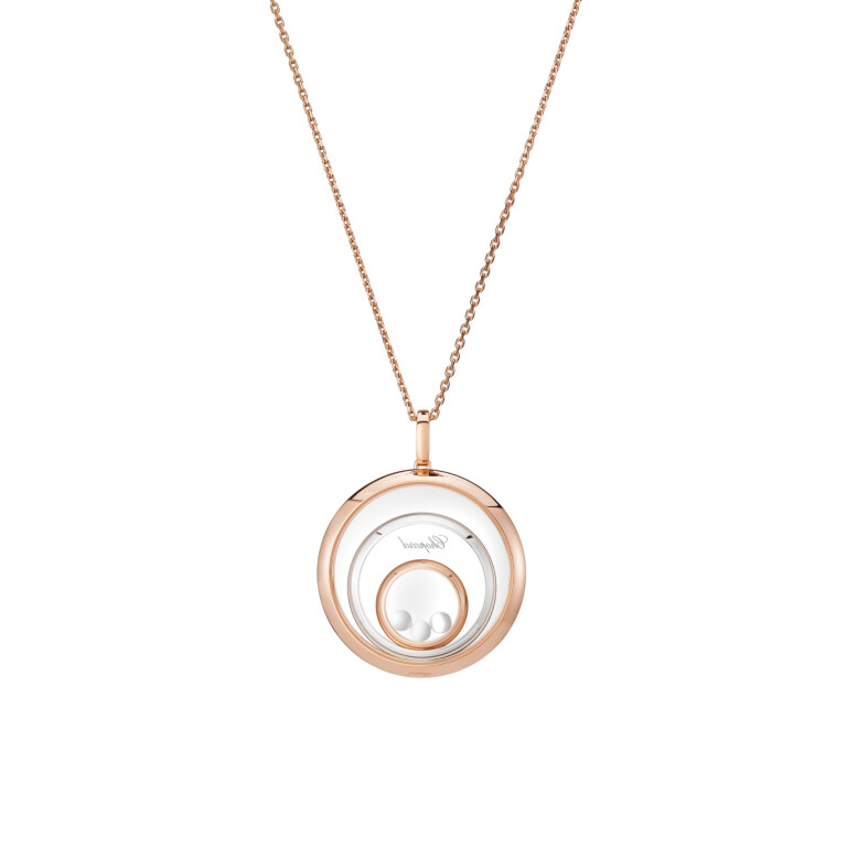 Chopard Happy Diamonds Happy Spirit collier rosé/wit goud met diamant - 798232-9001 - #7 Chopard Happy Diamonds Happy Spirit collier rosé/wit goud met diamant - 798232-9001 - #7