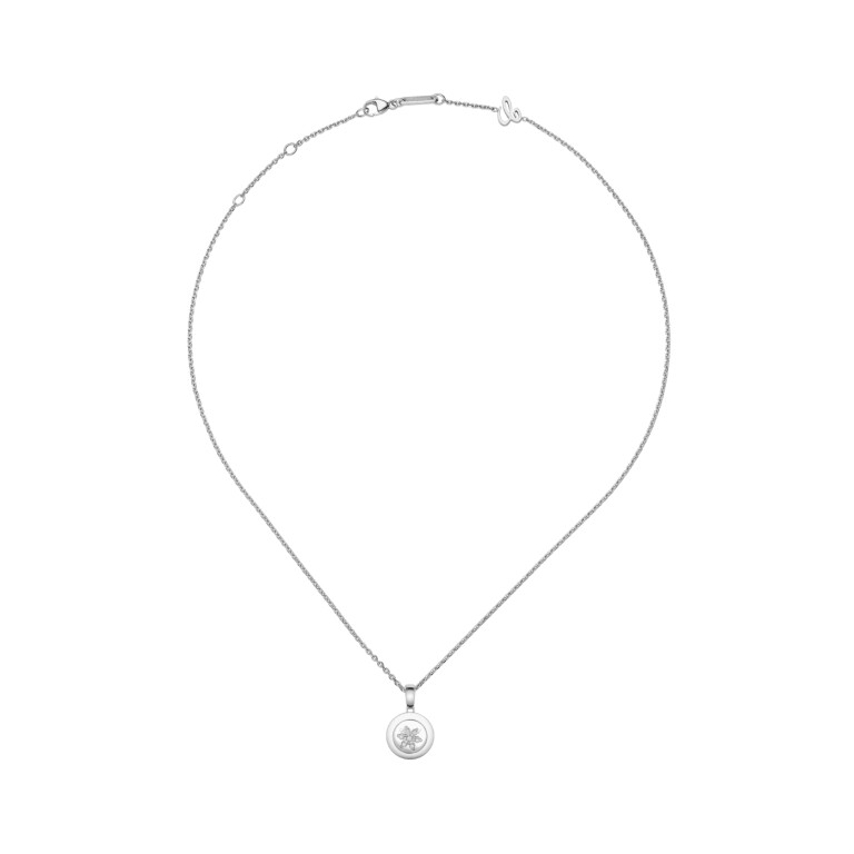 Chopard Happy Diamonds Happy Snowflakes collier met hanger witgoud met diamant - 79A018-1401 - #2 Chopard Happy Diamonds Happy Snowflakes collier met hanger witgoud met diamant - 79A018-1401 - #2