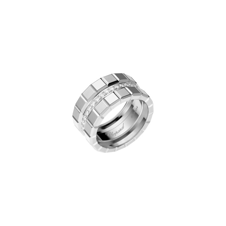 Chopard Ice Cube Medium ring witgoud met diamant - 827004-1042 - #1 Chopard Ice Cube Medium ring witgoud met diamant - 827004-1042 - #1