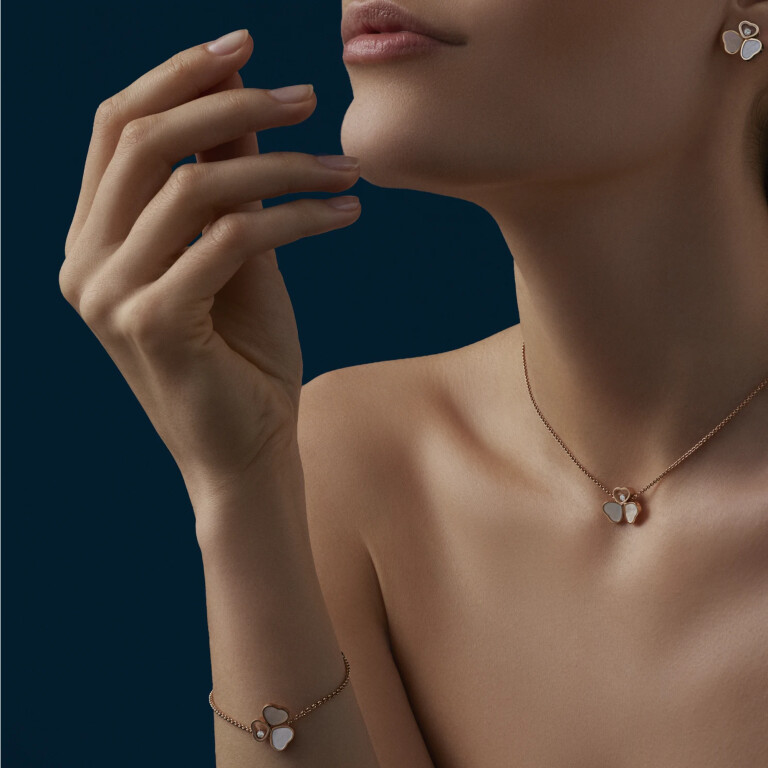 Chopard Happy Diamonds Happy Hearts oorknoppen roodgoud met diamant - 83A083-5301 - #5 Chopard Happy Diamonds Happy Hearts oorknoppen roodgoud met diamant - 83A083-5301 - #5