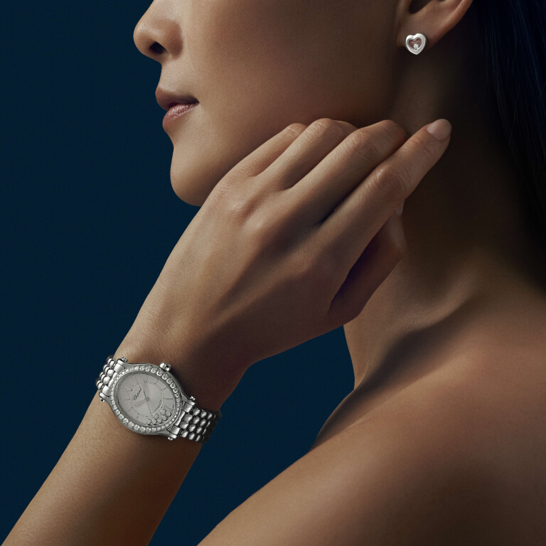 Chopard Happy Diamonds Icons Heart oorknoppen witgoud met diamant - 83A054-1001 - #7 Chopard Happy Diamonds Icons Heart oorknoppen witgoud met diamant - 83A054-1001 - #7