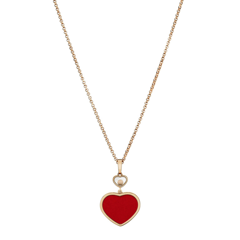 Chopard Happy Diamonds Happy Hearts collier met hanger roodgoud met diamant - 797482-5801 - #3 Chopard Happy Diamonds Happy Hearts collier met hanger roodgoud met diamant - 797482-5801 - #3