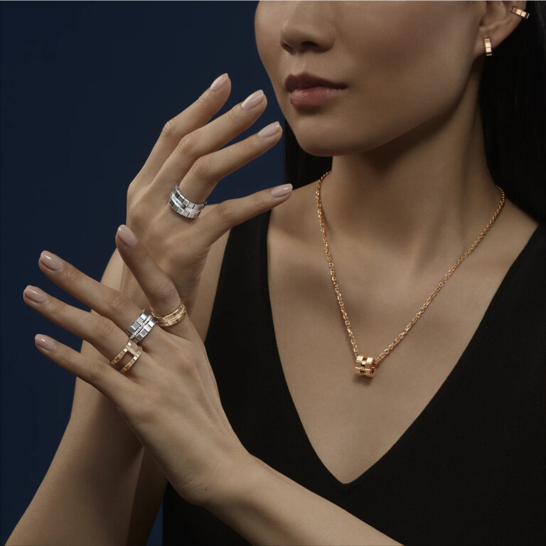 Chopard Ice Cube Medium ring roodgoud met diamant - 827004-5042 - #4 Chopard Ice Cube Medium ring roodgoud met diamant - 827004-5042 - #4