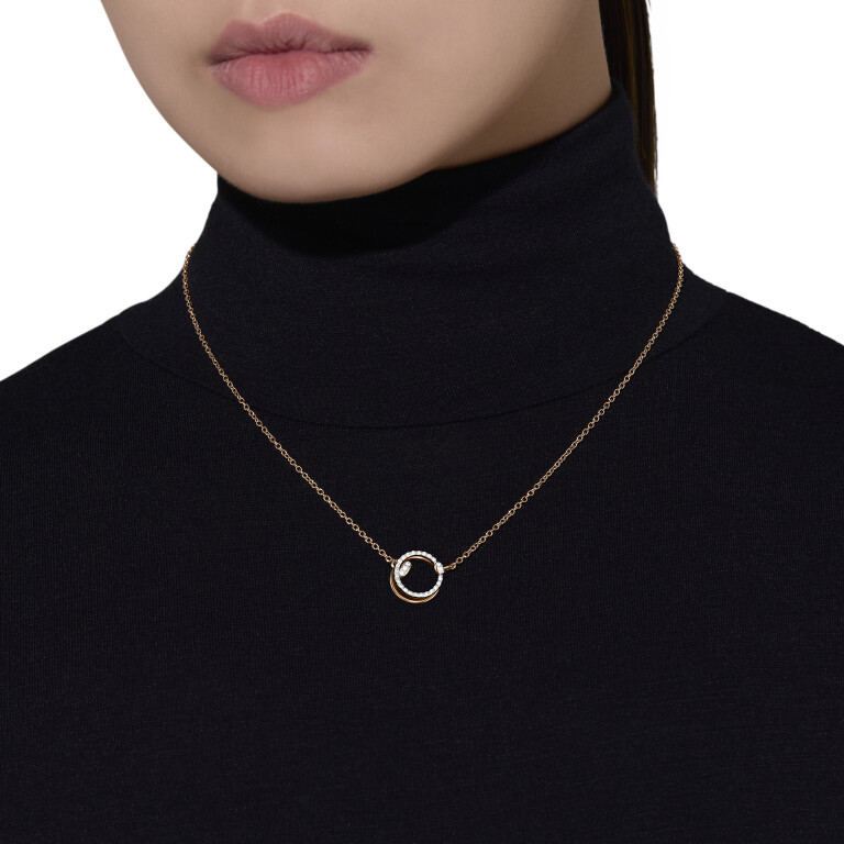 Pomellato Pomellato Together collier met hanger roodgoud met diamant - PCC5013 O7WHR DB000 - #5 Pomellato Pomellato Together collier met hanger roodgoud met diamant - PCC5013 O7WHR DB000 - #5