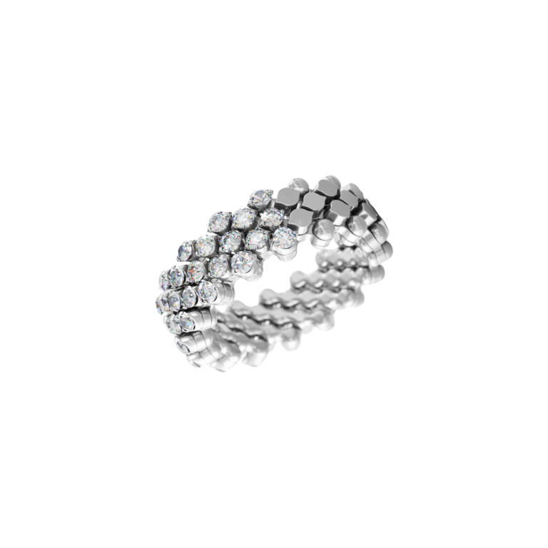 Serafino Consoli Brevetto Classic flexibele ring witgoud met diamant - RMS5H7WGWD - #2 Serafino Consoli Brevetto Classic flexibele ring witgoud met diamant - RMS5H7WGWD - #2