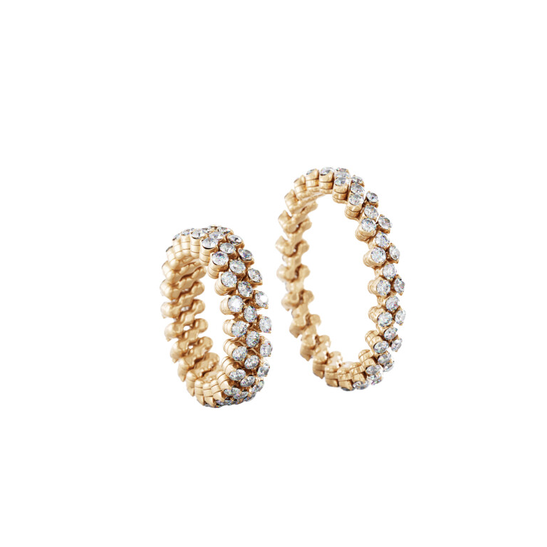 Serafino Consoli Brevetto Classic flexibele ring roodgoud met diamant - RMS3F2RGWD - #3 Serafino Consoli Brevetto Classic flexibele ring roodgoud met diamant - RMS3F2RGWD - #3