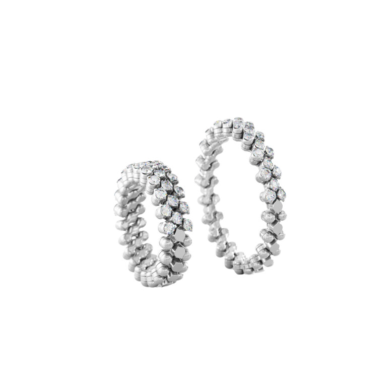 Serafino Consoli Brevetto Classic flexibele ring witgoud met diamant - RMS3H2WGWD - #3 Serafino Consoli Brevetto Classic flexibele ring witgoud met diamant - RMS3H2WGWD - #3