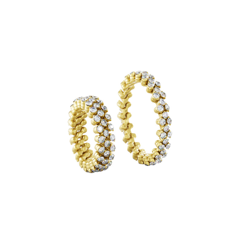 Serafino Consoli Brevetto Classic flexibele ring geelgoud met diamant - RMS3F2YGWD - #4 Serafino Consoli Brevetto Classic flexibele ring geelgoud met diamant - RMS3F2YGWD - #4