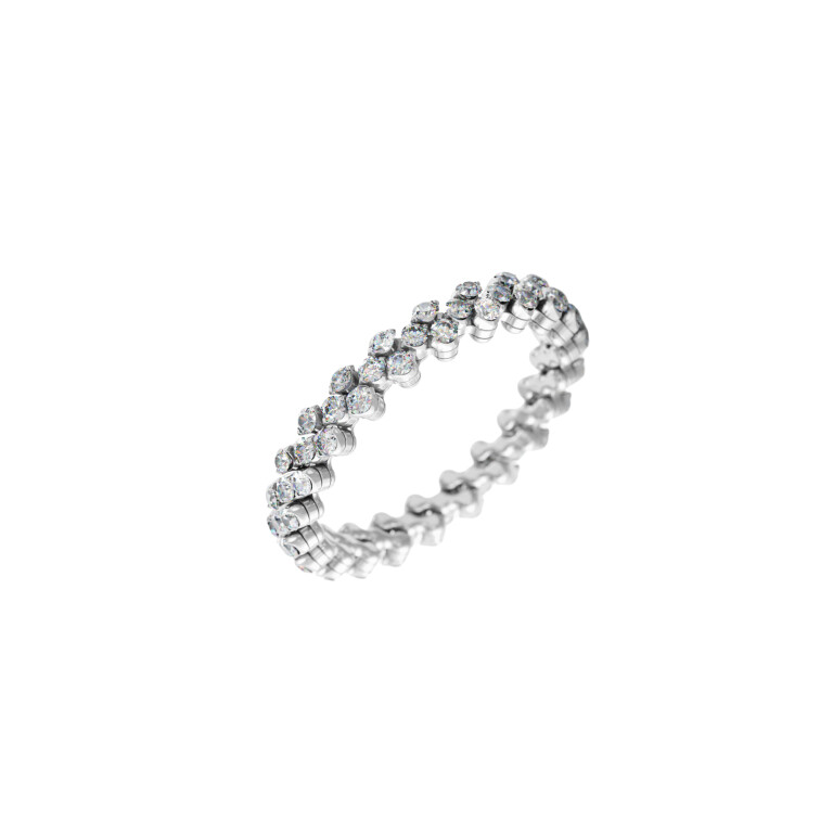 Serafino Consoli Brevetto Classic Ringen witgoud met diamant - RMS3F2WGWD - #3 Serafino Consoli Brevetto Classic Ringen witgoud met diamant - RMS3F2WGWD - #3