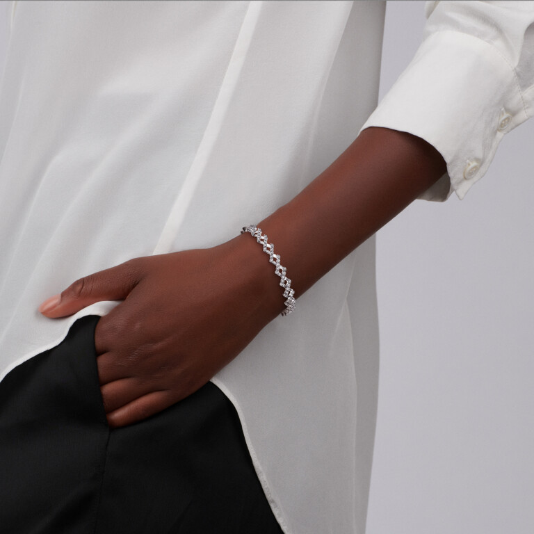 Serafino Consoli Serafino Classic flexibele armband witgoud met diamant - S.RB5H4WGWD - #5 Serafino Consoli Serafino Classic flexibele armband witgoud met diamant - S.RB5H4WGWD - #5