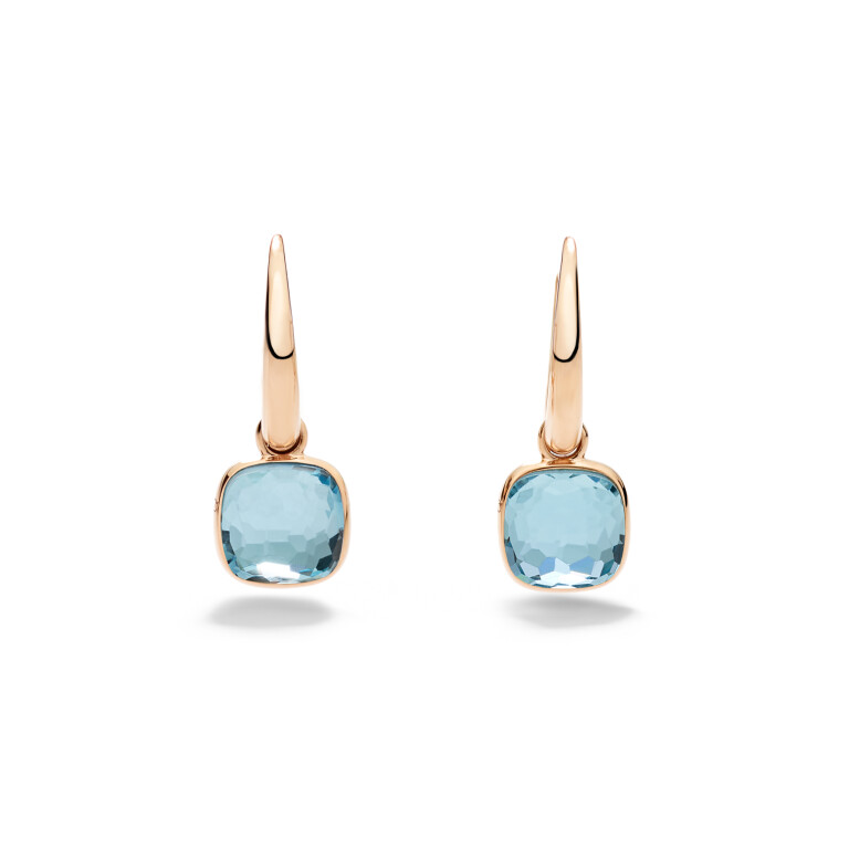 Pomellato Nudo oorhangers rosé/wit goud met Topaas - POC5020 O7000 000YY - #3 Pomellato Nudo oorhangers rosé/wit goud met Topaas - POC5020 O7000 000YY - #3