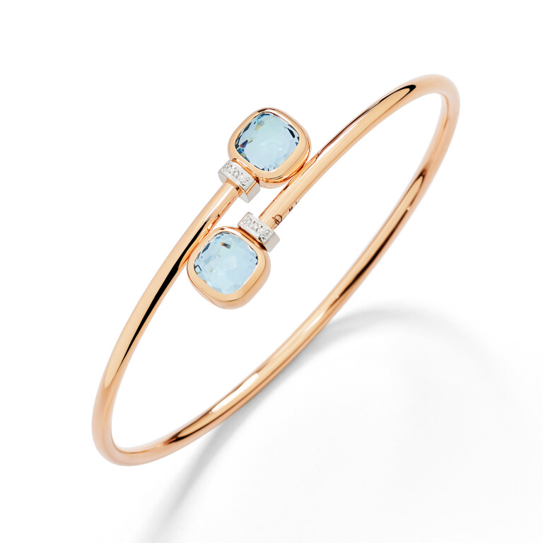 Pomellato Nudo spang armband roodgoud met diamant - PBC5020 O6WHR DB0YY - #2 Pomellato Nudo spang armband roodgoud met diamant - PBC5020 O6WHR DB0YY - #2