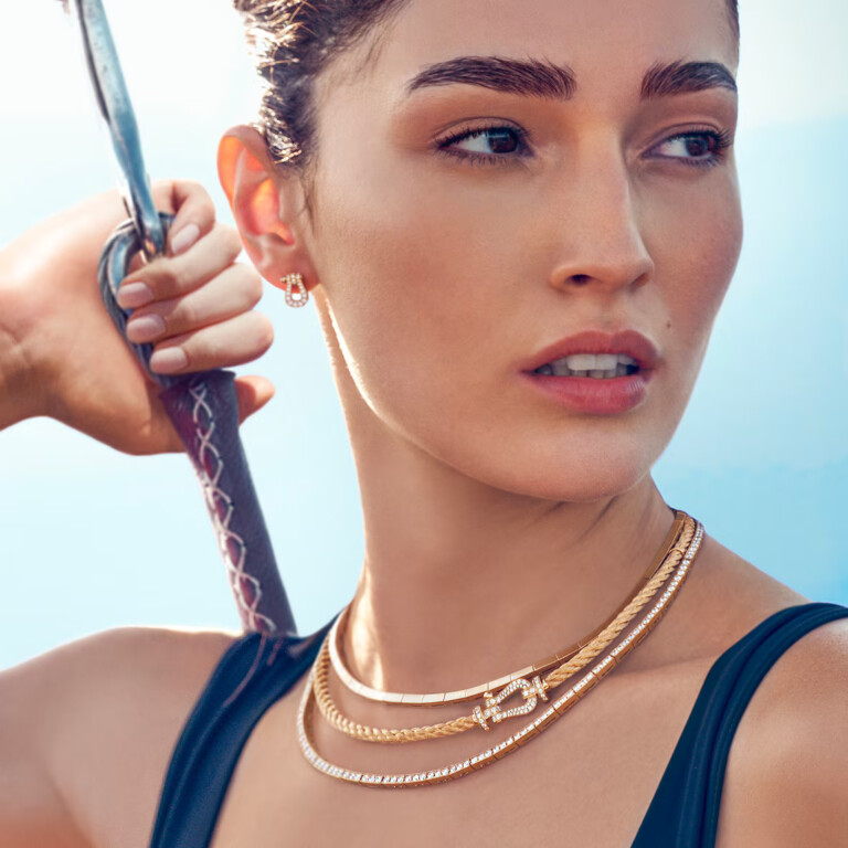 Fred Force 10 oorknoppen geelgoud met diamant - 8B0318-000 - #4 Fred Force 10 oorknoppen geelgoud met diamant - 8B0318-000 - #4