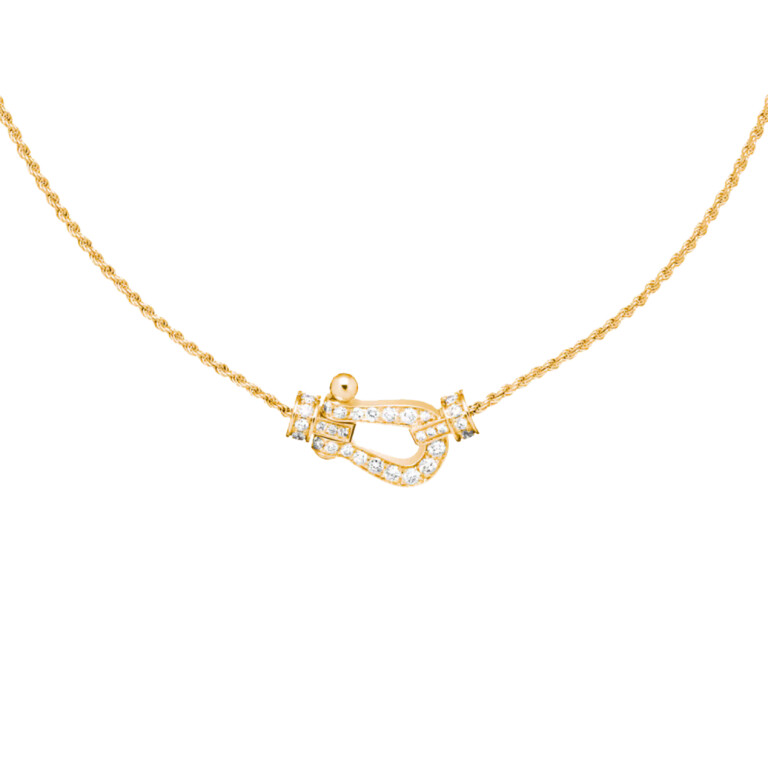 Fred Force 10 collier met hanger geelgoud met diamant - 7B0233-000 - #2 Fred Force 10 collier met hanger geelgoud met diamant - 7B0233-000 - #2