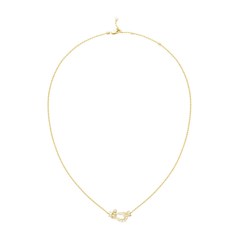 Fred Force 10 collier met hanger geelgoud met diamant - 7B0233-000 - #3 Fred Force 10 collier met hanger geelgoud met diamant - 7B0233-000 - #3