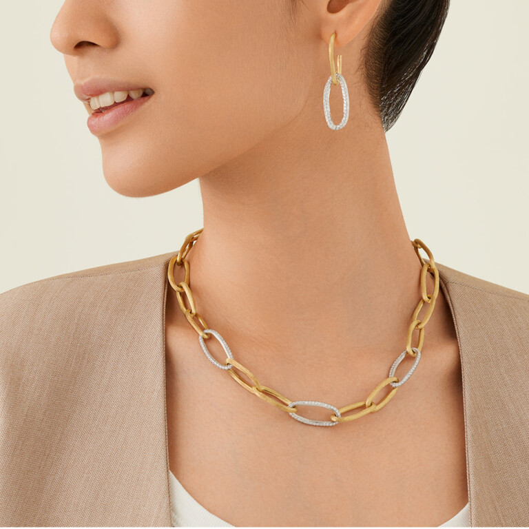 Marco Bicego Jaipur collier geelgoud met diamant - CB2666-B2 - #4 Marco Bicego Jaipur collier geelgoud met diamant - CB2666-B2 - #4