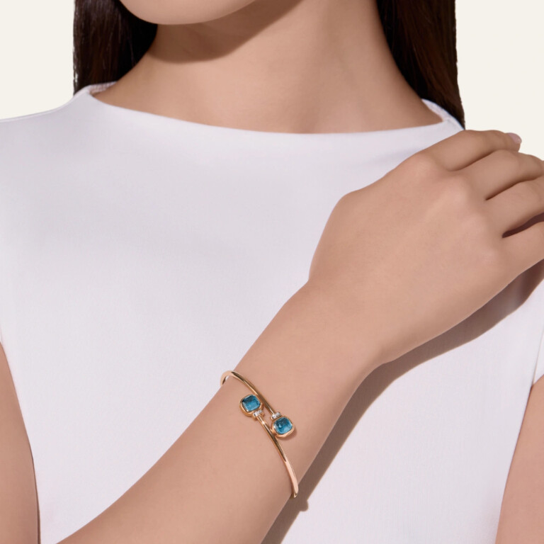 Pomellato Nudo spang armband roodgoud met diamant - PBC5020 O6WHR DB0TL - #6 Pomellato Nudo spang armband roodgoud met diamant - PBC5020 O6WHR DB0TL - #6