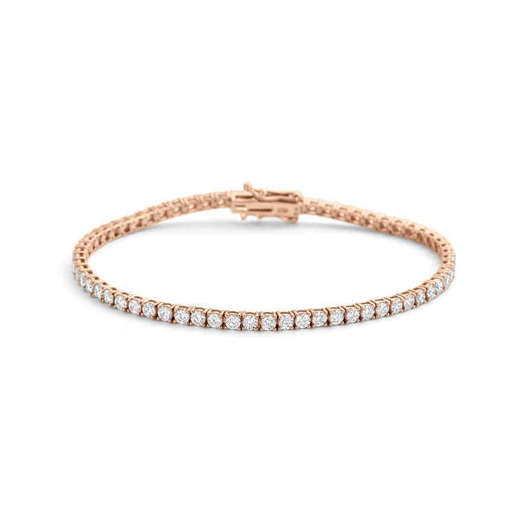 roodgoud tennis armband met diamant SC Highlights Diamonds - #2 roodgoud tennis armband met diamant SC Highlights Diamonds - #2