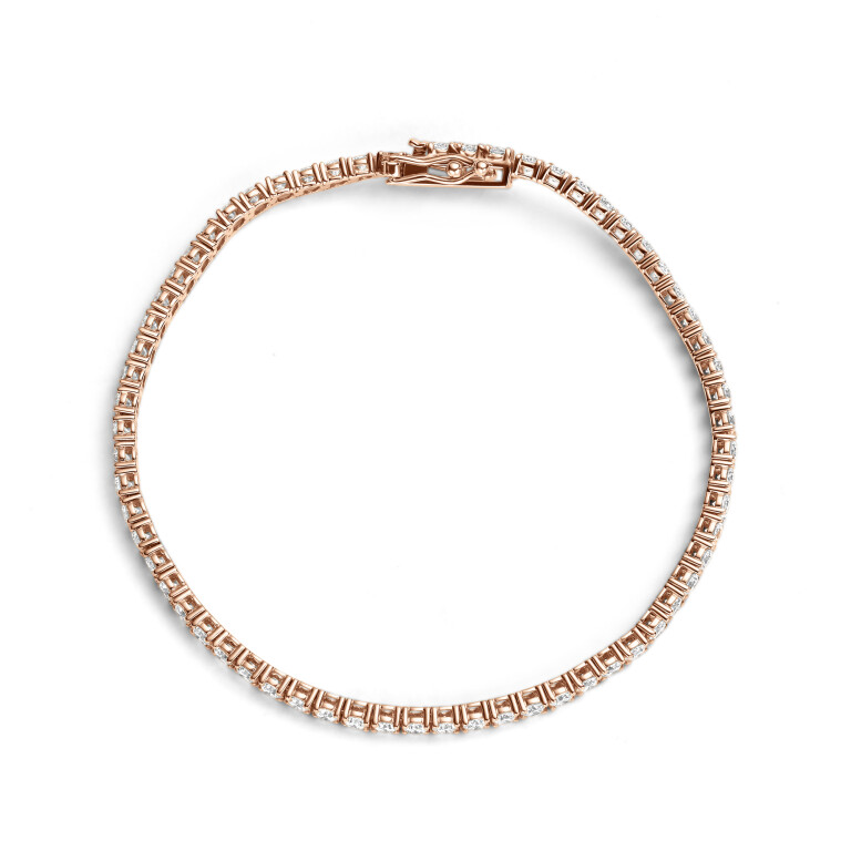 roodgoud tennis armband met diamant SC Highlights Diamonds - #3 roodgoud tennis armband met diamant SC Highlights Diamonds - #3