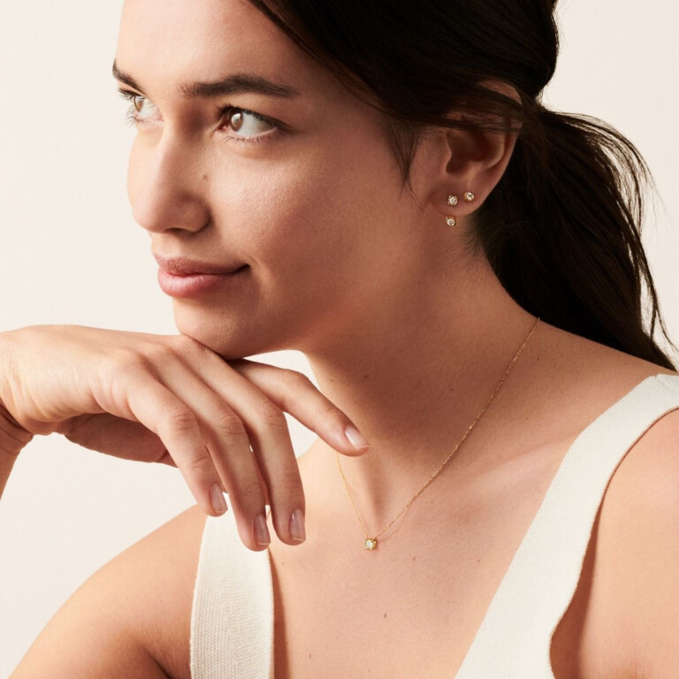 dinh van Le Cube Diamant collier geelgoud met diamant - 608111 - #3 dinh van Le Cube Diamant collier geelgoud met diamant - 608111 - #3