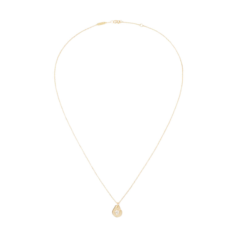 dinh van Menottes dinh van collier met hanger geelgoud met diamant - 667111 - #2 dinh van Menottes dinh van collier met hanger geelgoud met diamant - 667111 - #2