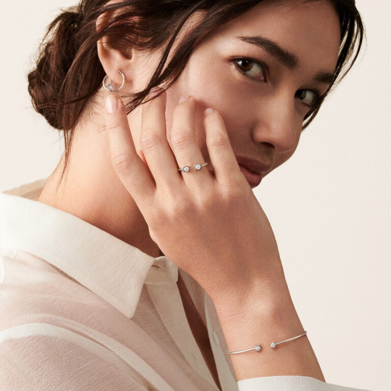 dinh van Le Cube Diamant ring witgoud met diamant - 208512 - #6 dinh van Le Cube Diamant ring witgoud met diamant - 208512 - #6